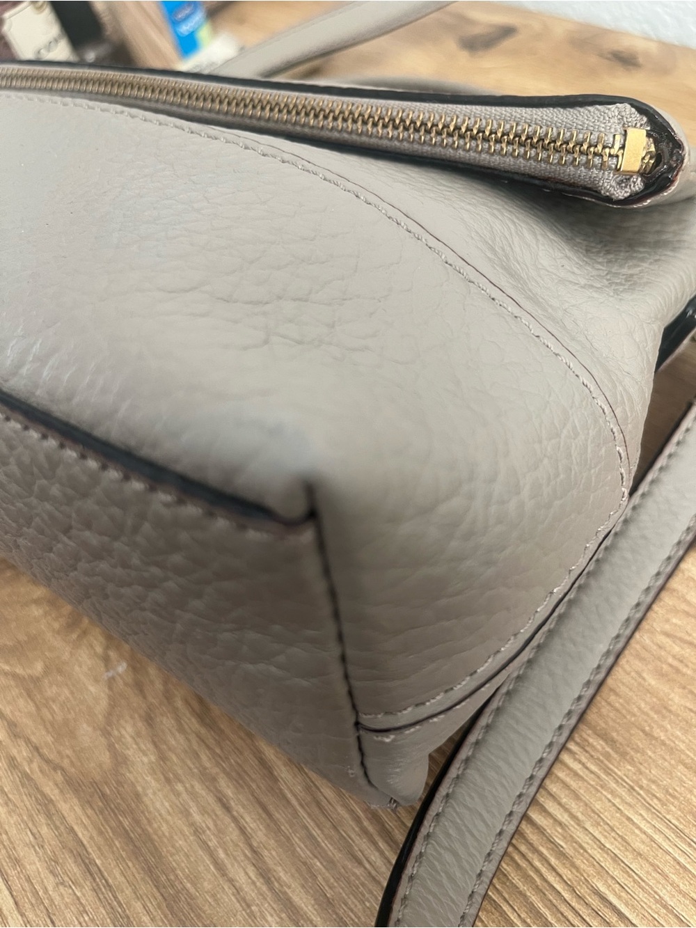 Kate Spade New York Cobby Hill Convertible Crossbody in Gray Beige with Dust Bag - Picture 9 of 16
